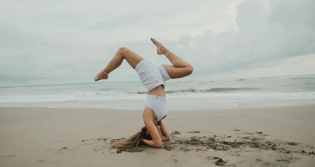 joga yoga on the beach