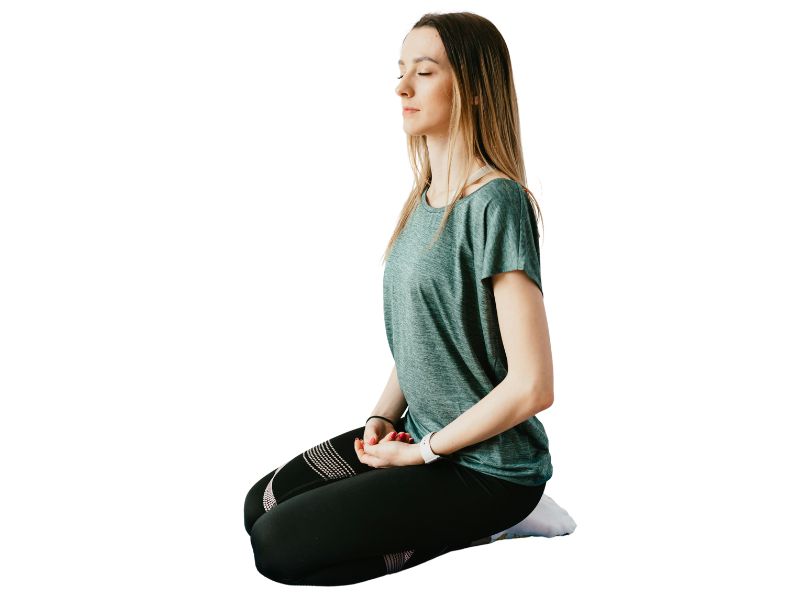 Hero Pose (Virasana)