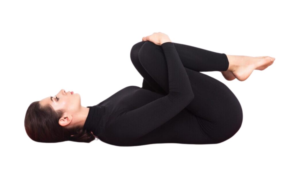  Knee-to-Chest Pose (Apanasana)