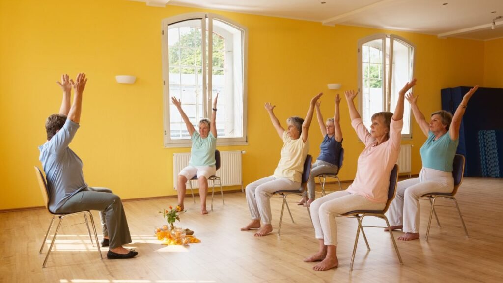 Chair Yoga: A Gentle Practice for Strength, Balance & Emotional Wellness 1 chair yoga for the elderly