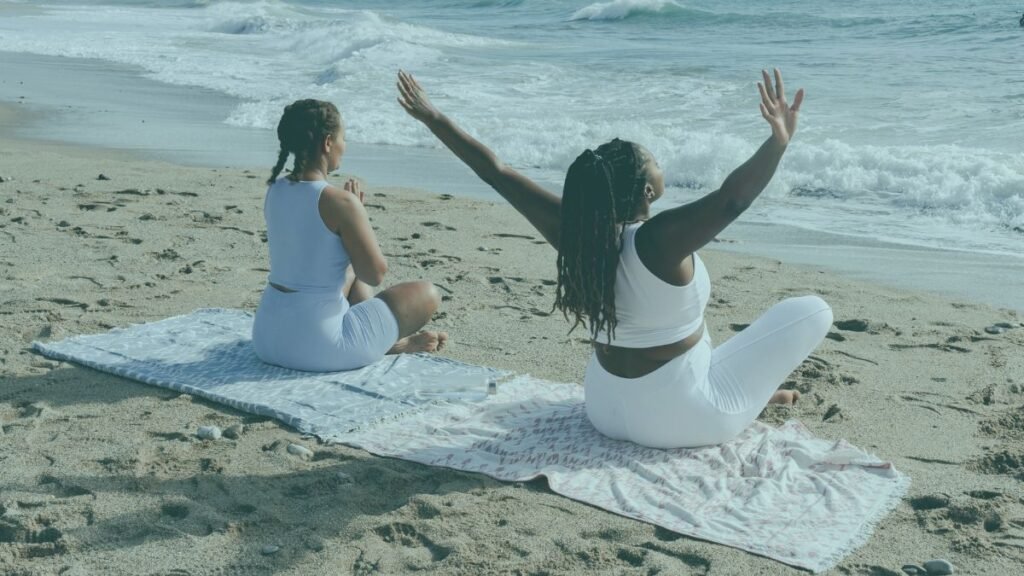 beach yoga in canggu bali