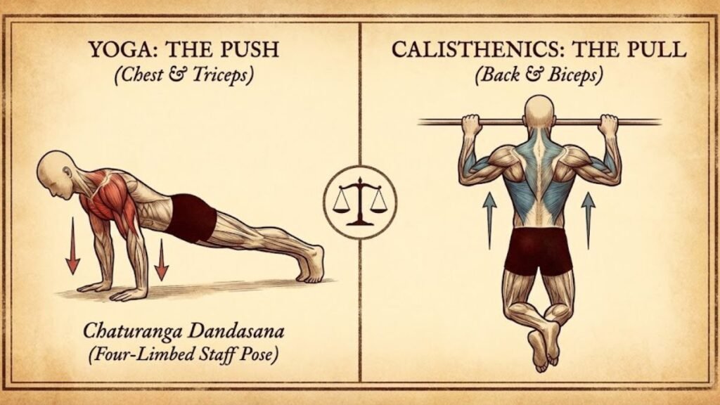 Yoga vs Calisthenics the push and the pull