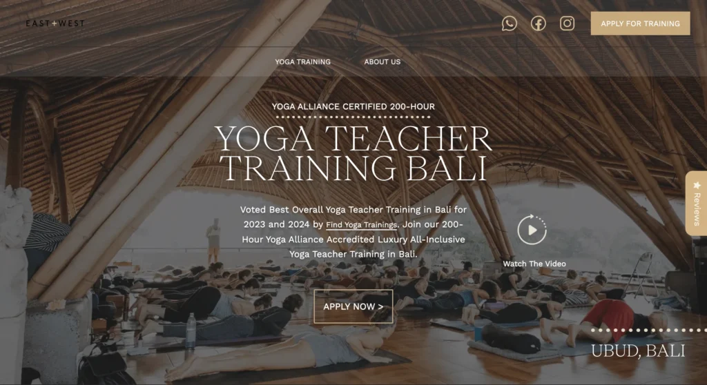 east west yoga teacher training in bali