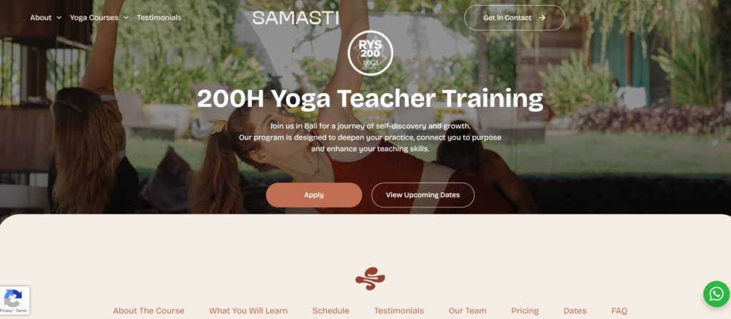 Top 7 Best Yoga Teacher Training in Canggu (2026): Boutique and Yoga Alliance Certified Programs 6 samasti yoga in canggu