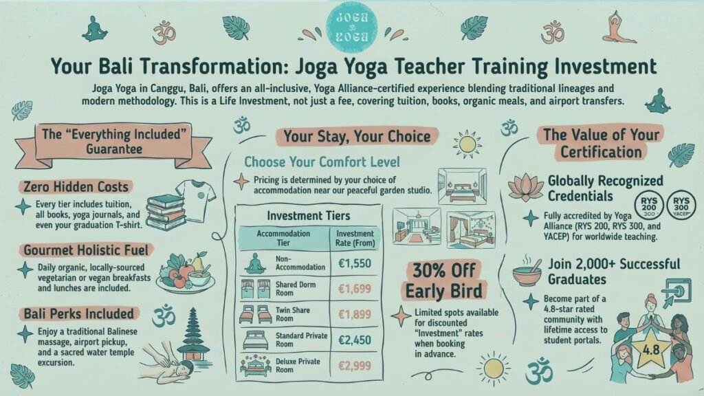 joga yoga canggu 200hr ytt investment infographics