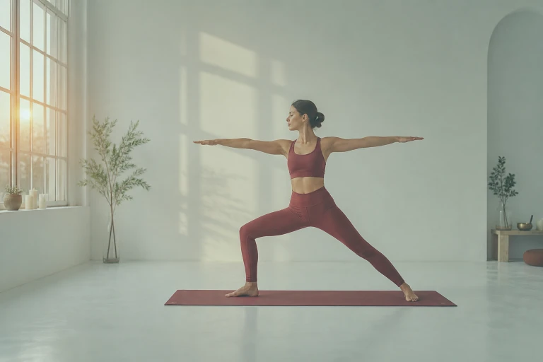 Person practicing a grounding yoga pose to support root chakra balance
